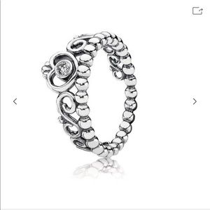 PANDORA “My princess stackable ring”